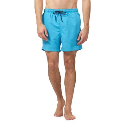 Big and tall blue basic swim shorts